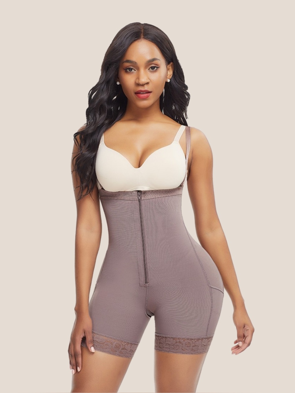 Ardyss New Body compression strapless seamless sculpt second skin mocha